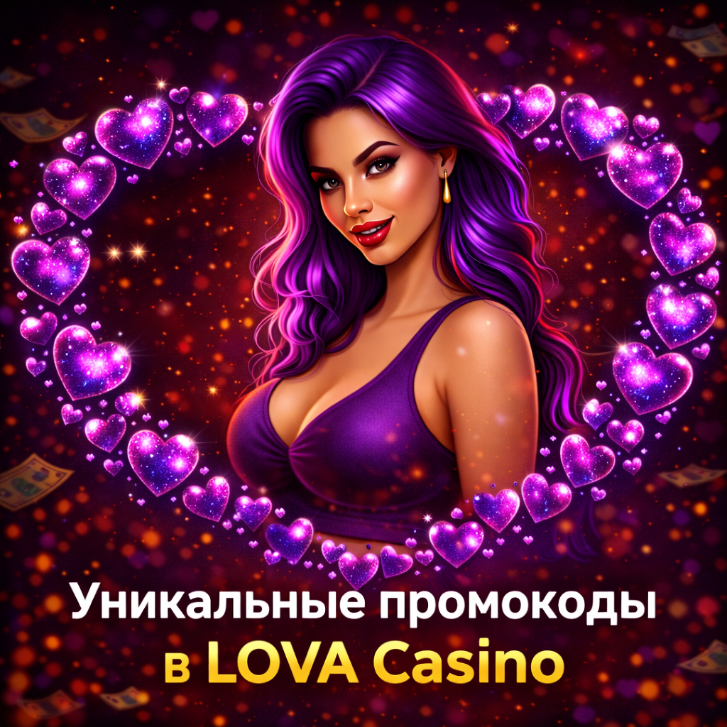 Уникальные промокоды в LOVA Casino