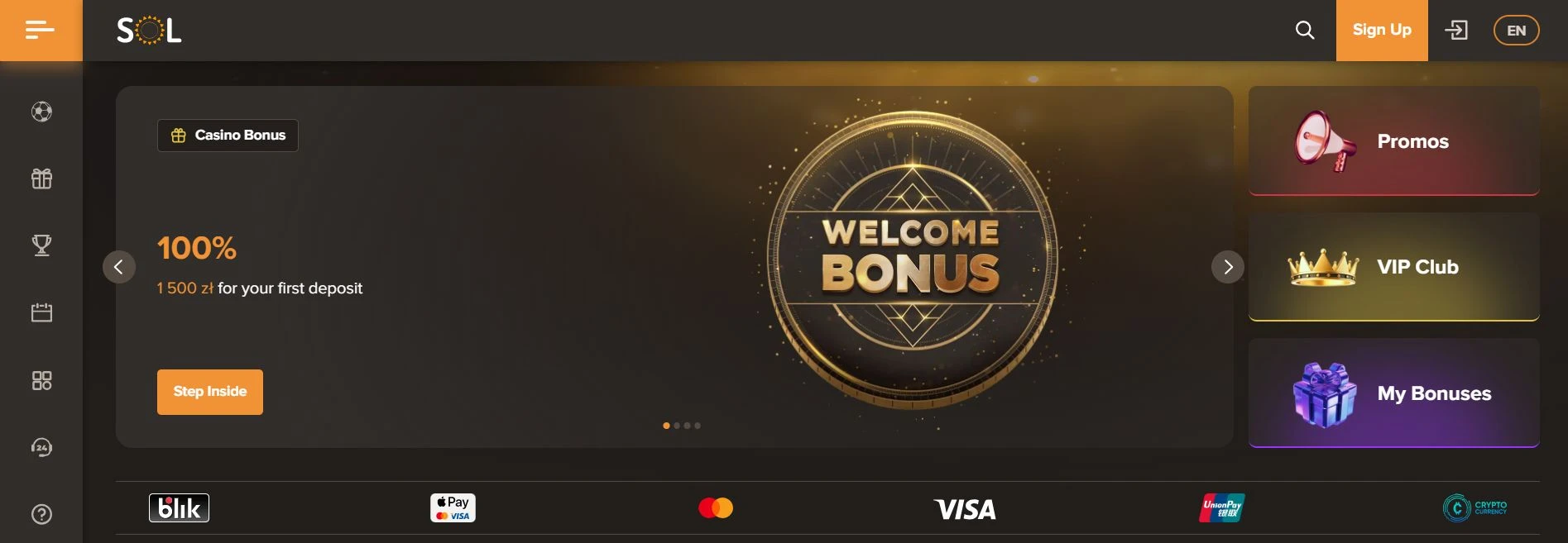 sol casino
